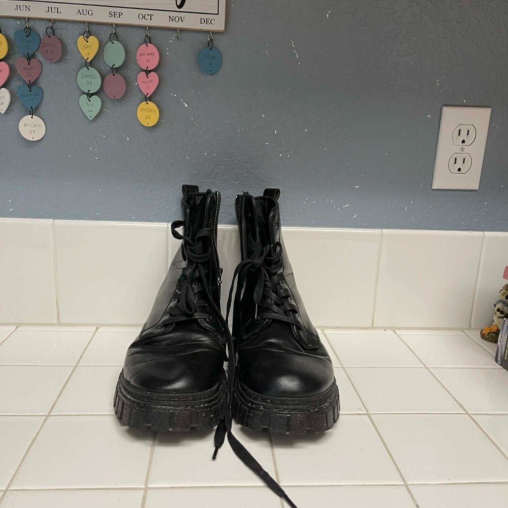 Flansdeh Platform Zipper Boots